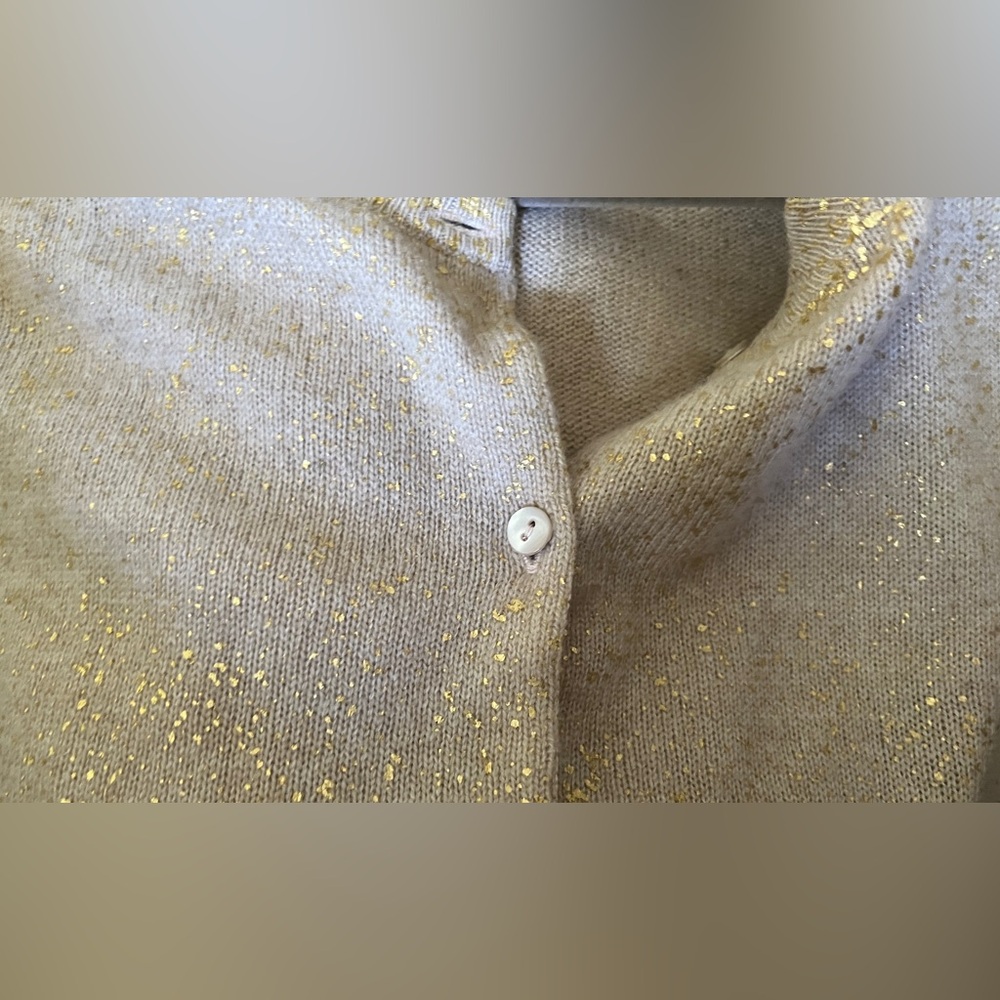 Gold Speckled Cardigan